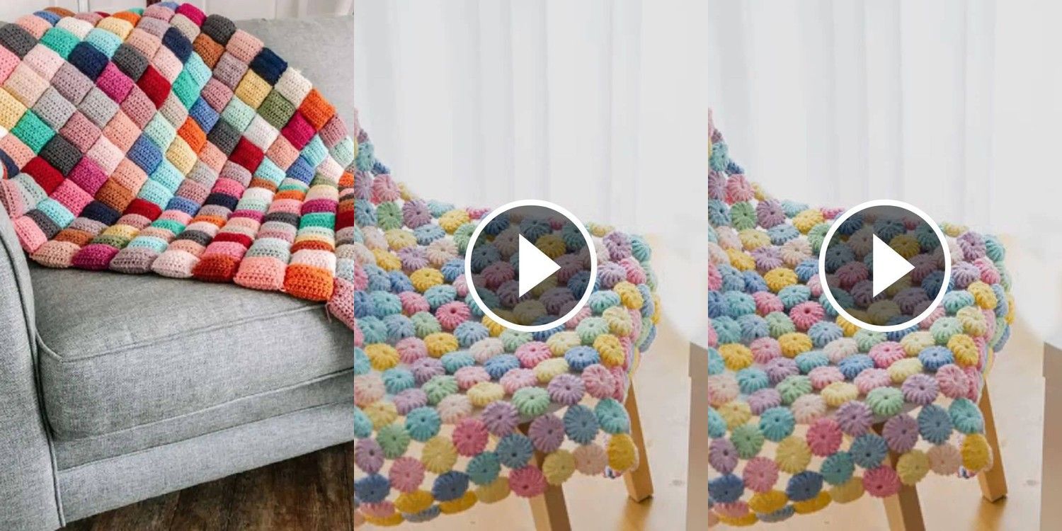 27 Puff Stitch Crochet Blankets