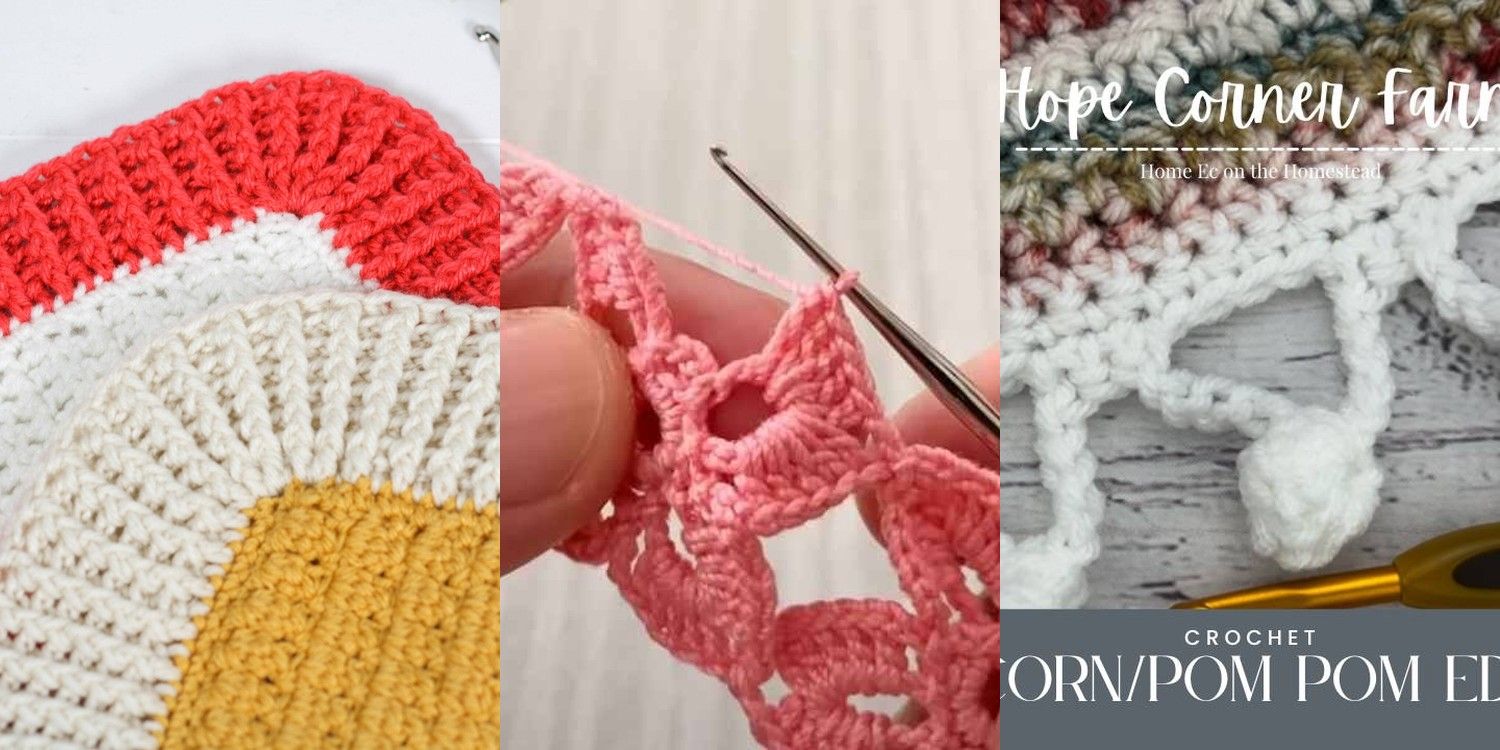 33 Ribbed Crochet Border Ideas