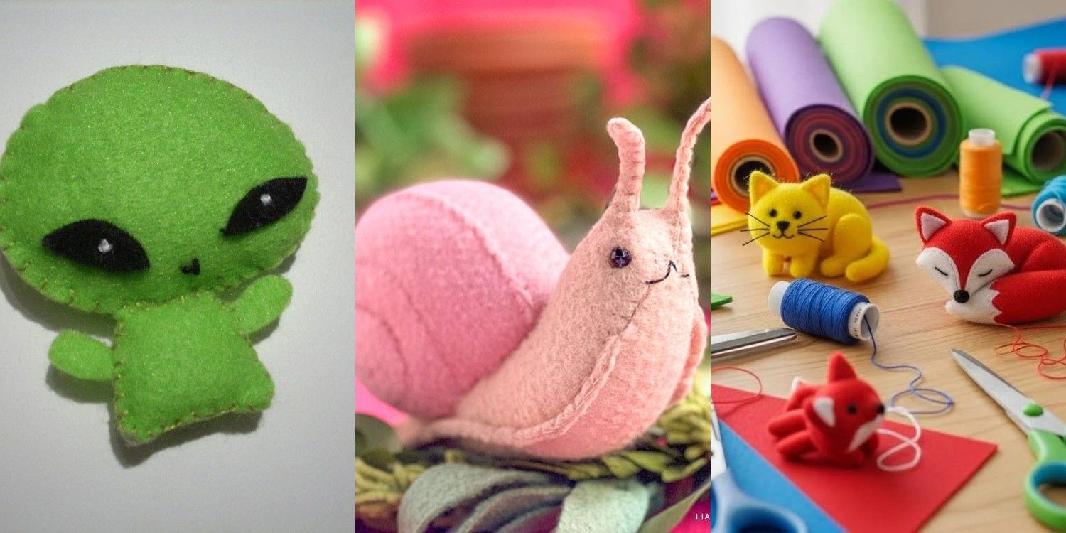 36 Sewing Felt Projects for Beginners