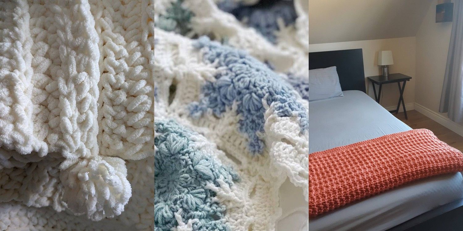 36 Solid Color Crochet Blanket Patterns