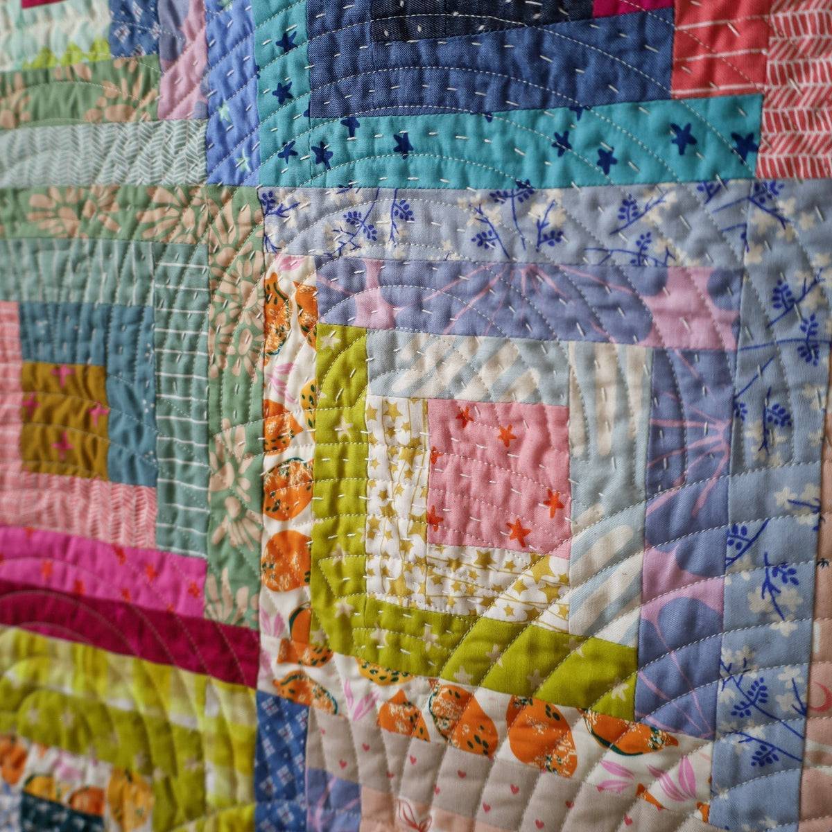 29 Wonky Log Cabin Quilt Patterns Image