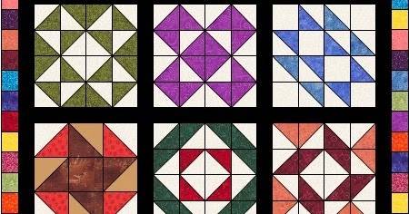 20 4 Patch and Half Square Triangle Quilts Image
