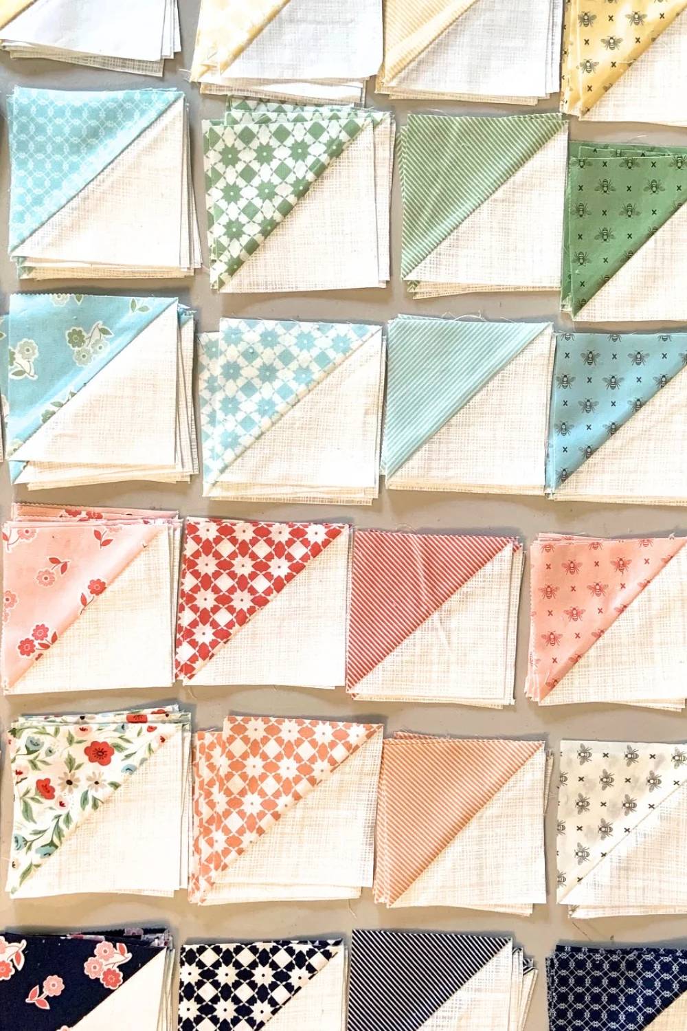 20 4 Patch and Half Square Triangle Quilts Image