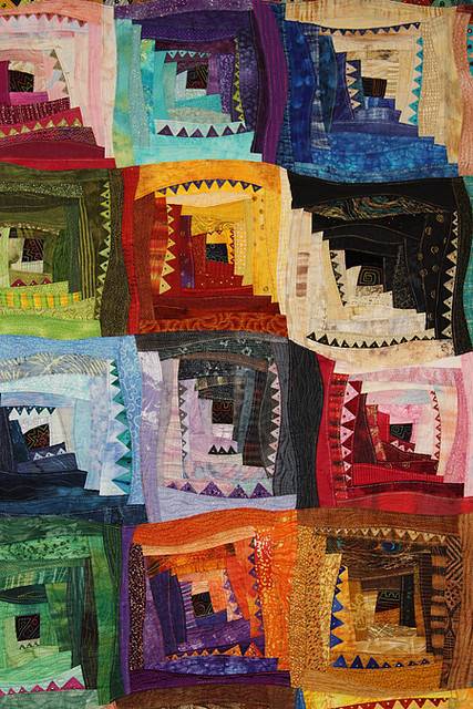 29 Wonky Log Cabin Quilt Patterns Image
