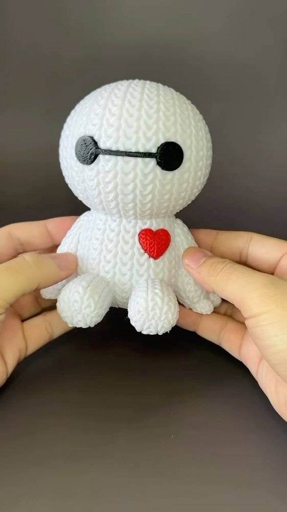 Adorable Amigurumi Baymax Crochet Doll