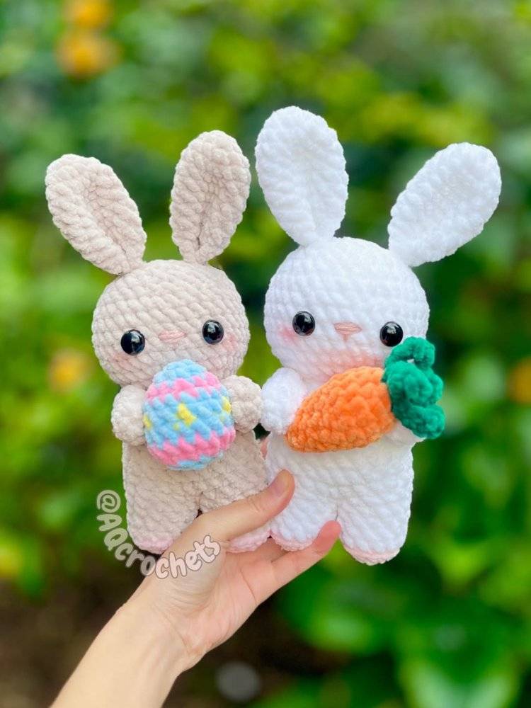 Adorable Amigurumi Bunny Crochet Plushies