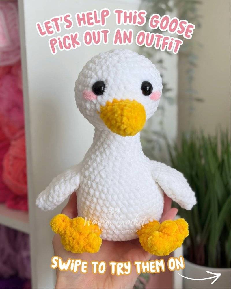 Adorable Amigurumi Goose Crochet Project