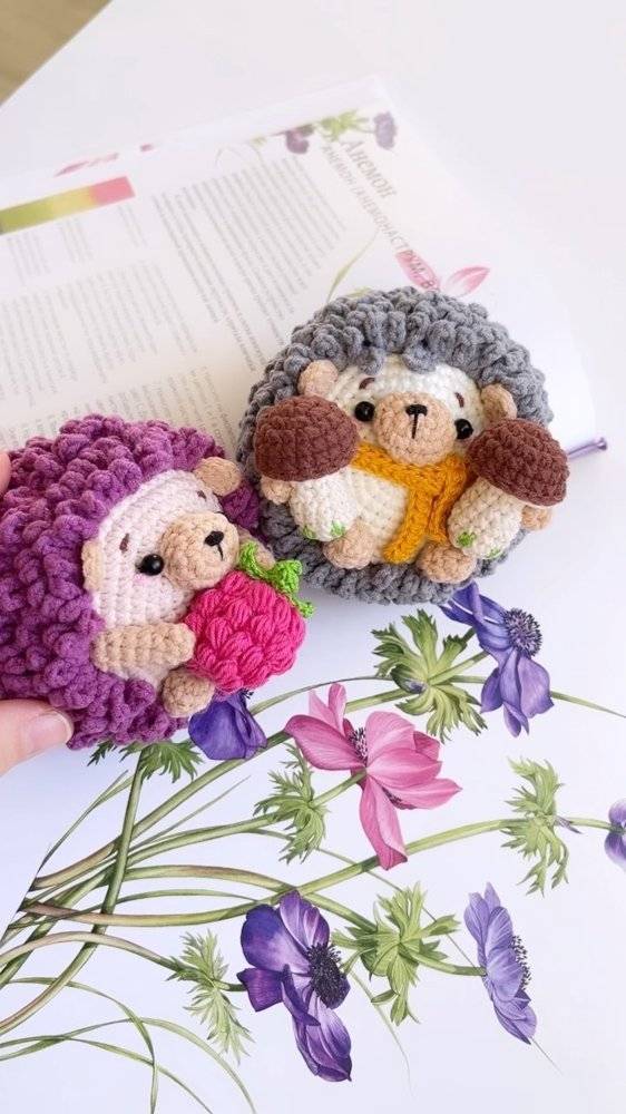 Adorable Amigurumi Hedgehog Creations