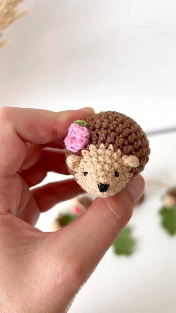 Adorable Amigurumi Hedgehog Crochet Toy