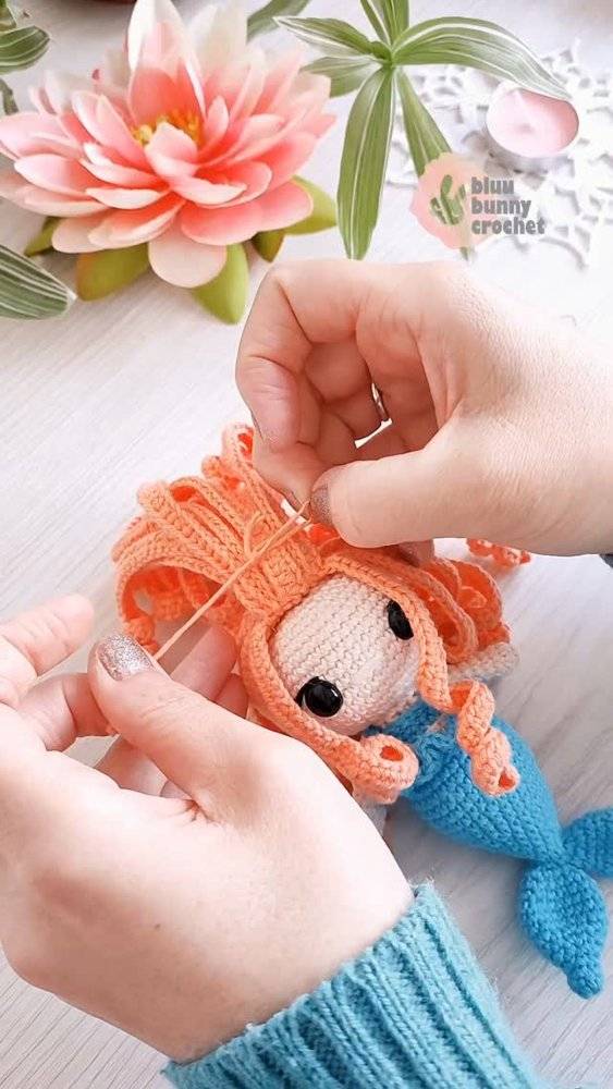 Adorable Amigurumi Mermaid Doll Crochet Project
