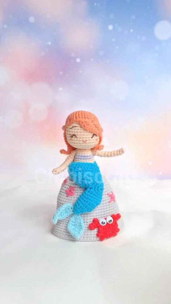 Adorable Amigurumi Mermaid Doll Crochet Project