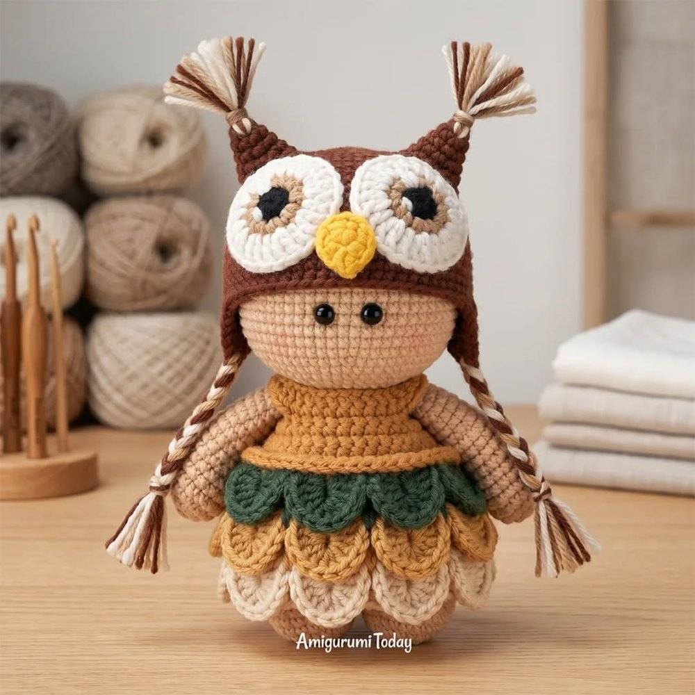 Adorable Amigurumi Owl Crochet Doll
