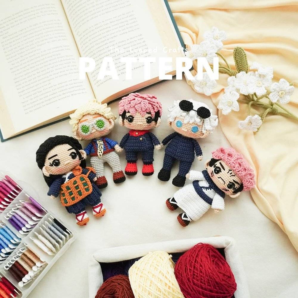 Adorable Anime Character Crochet Dolls