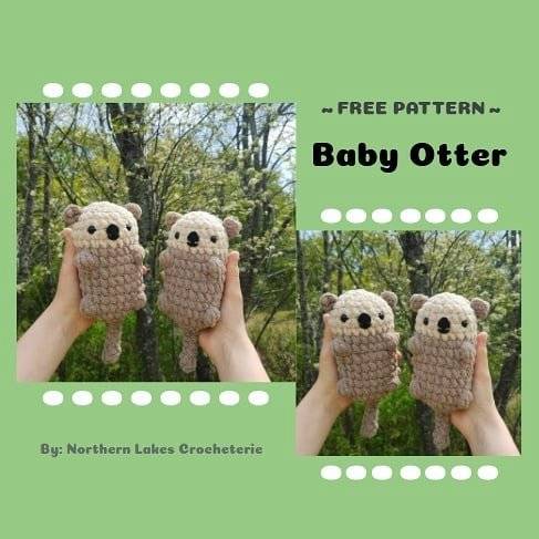 Adorable Baby Otter Crochet Pattern