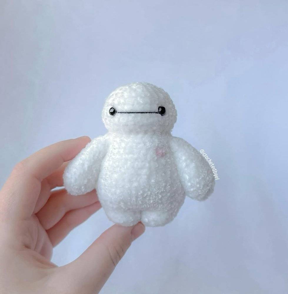Adorable Crochet Baymax Amigurumi