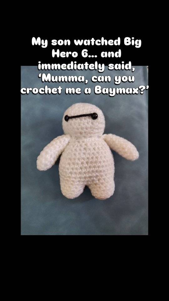 Adorable Crochet Baymax Amigurumi
