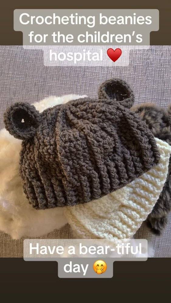 Adorable Crochet Bear Hat with Ear Details