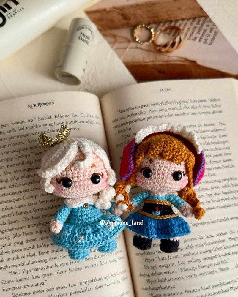 Adorable Crochet Disney Character Keychains