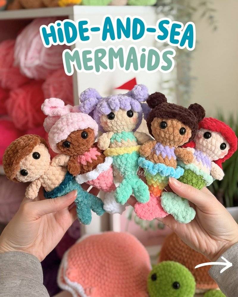 Adorable Crochet Mermaid Dolls