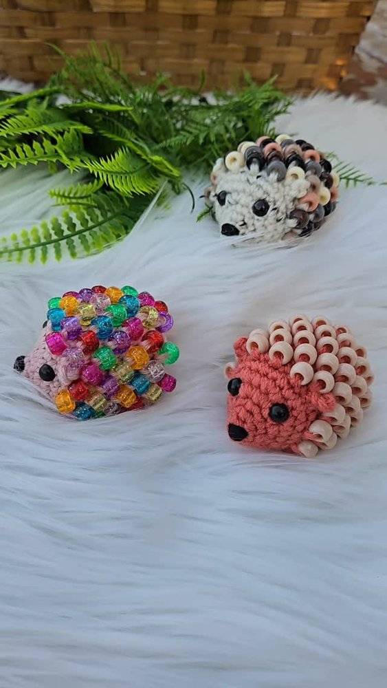 Adorable Hedgehog Crochet Fidget Toys