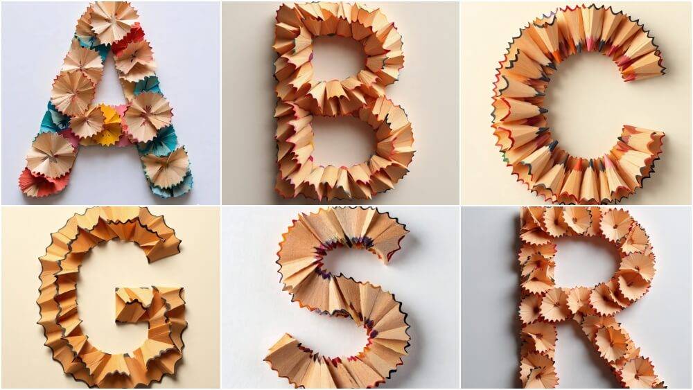 32 Pencil Shavings Crafts Image