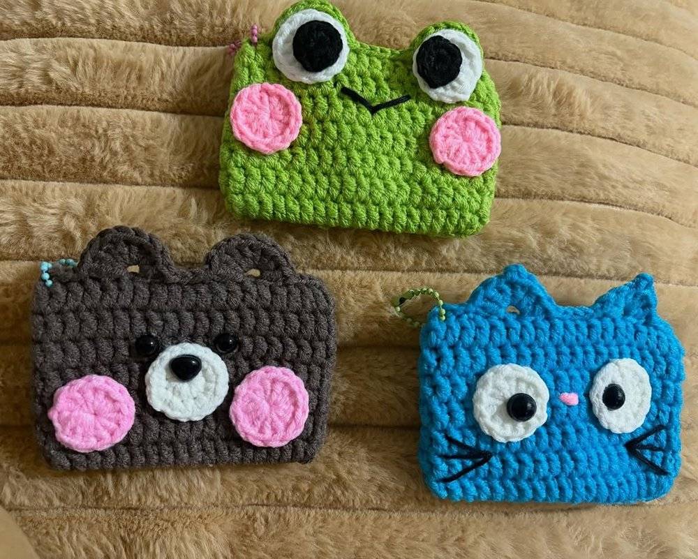 Amigurumi Animal Crochet Card Holders