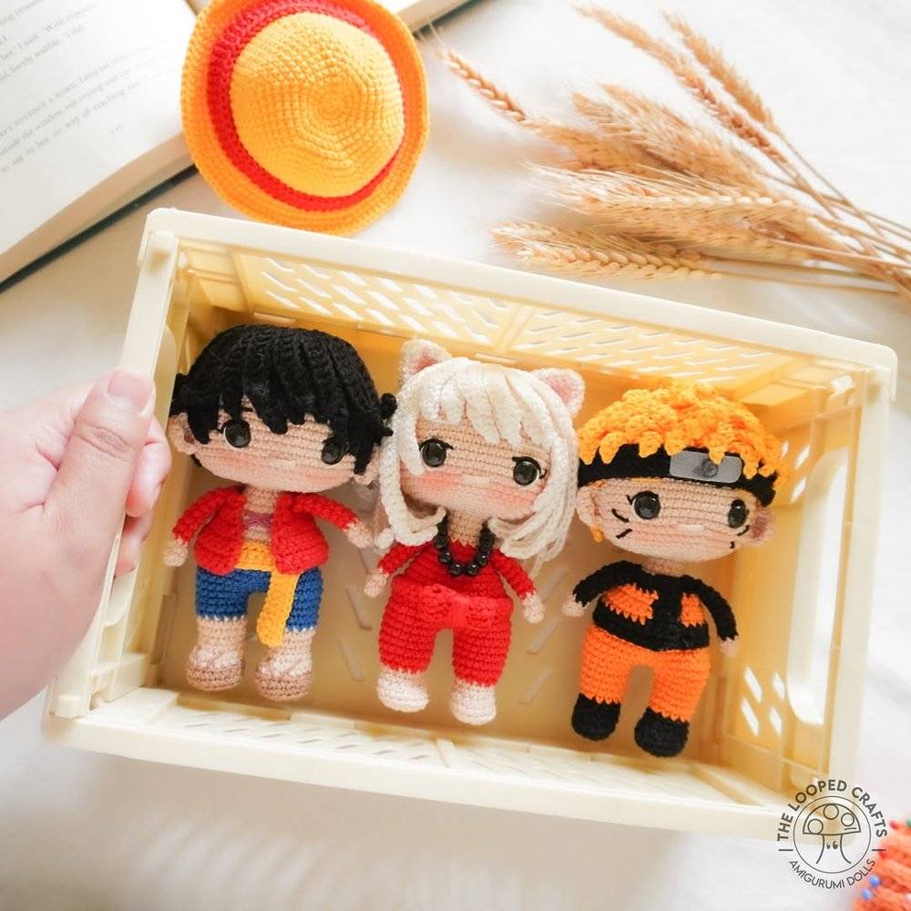 Amigurumi Anime Character Crochet Dolls