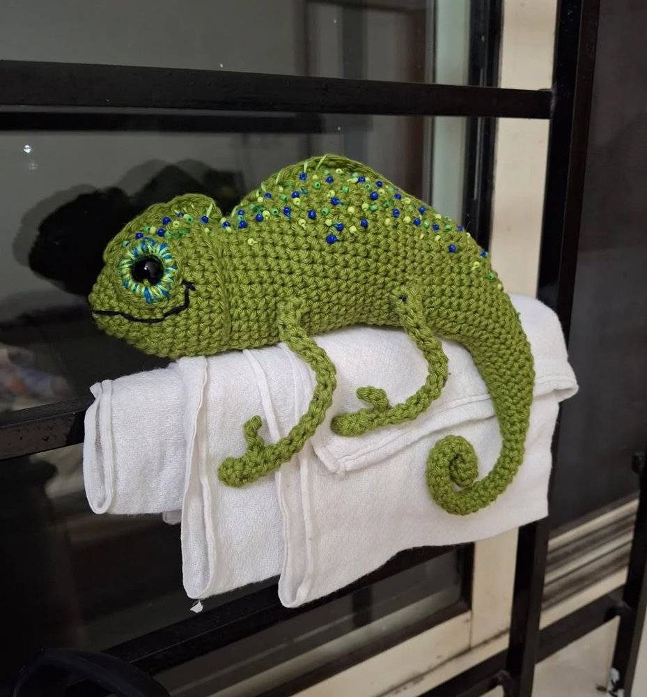 Amigurumi Chameleon Crochet Project