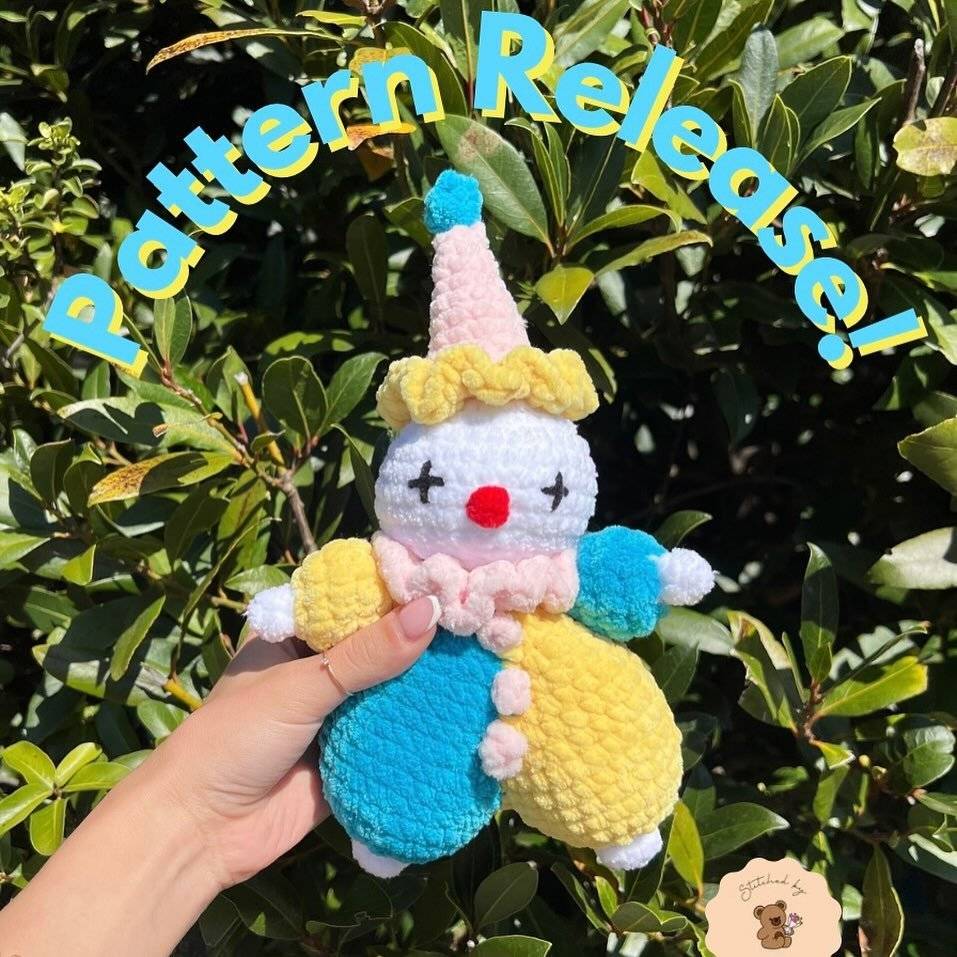 Amigurumi Clown Crochet Doll