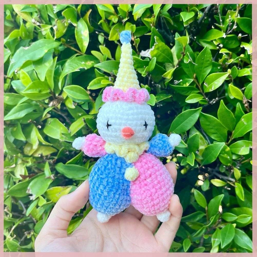 Amigurumi Clown Doll Crochet Pattern
