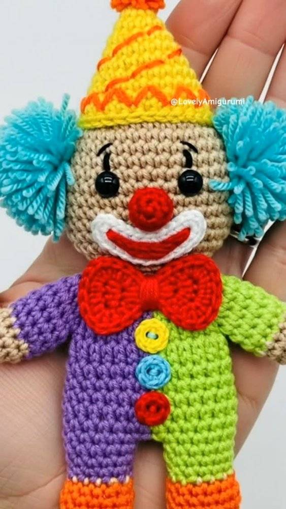 Amigurumi Clown Doll Pattern