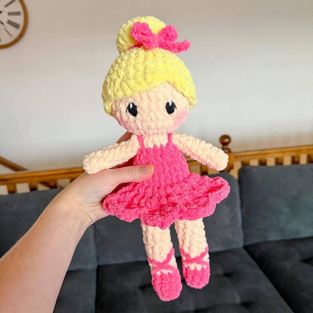 Amigurumi Crochet Ballerina Doll