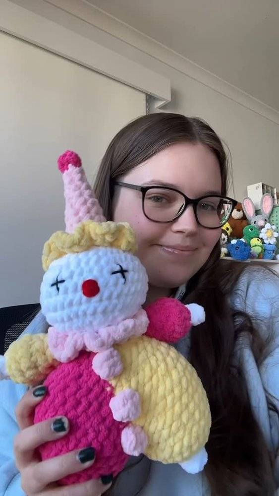 Amigurumi Crochet Clown Doll Pattern