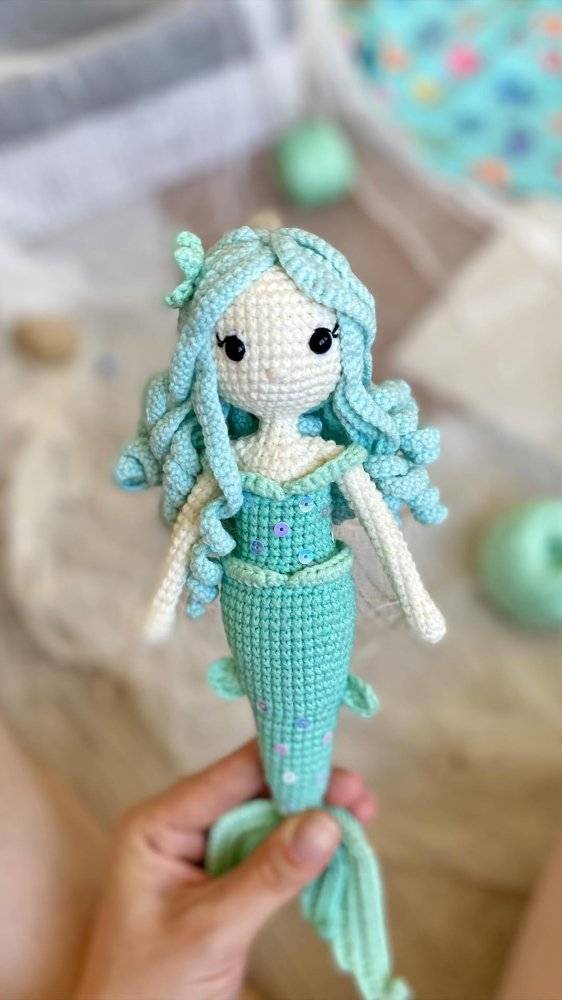 Amigurumi Crochet Mermaid Doll