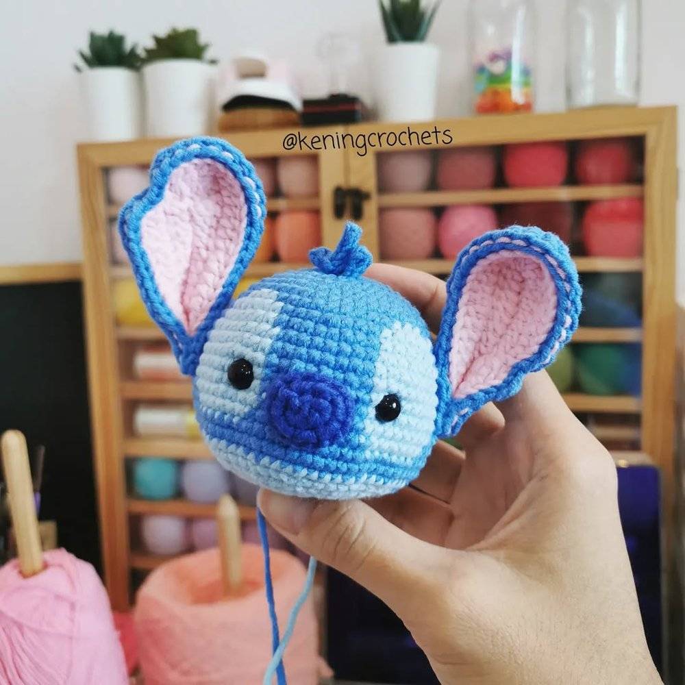Amigurumi Crochet Stitch Keychain