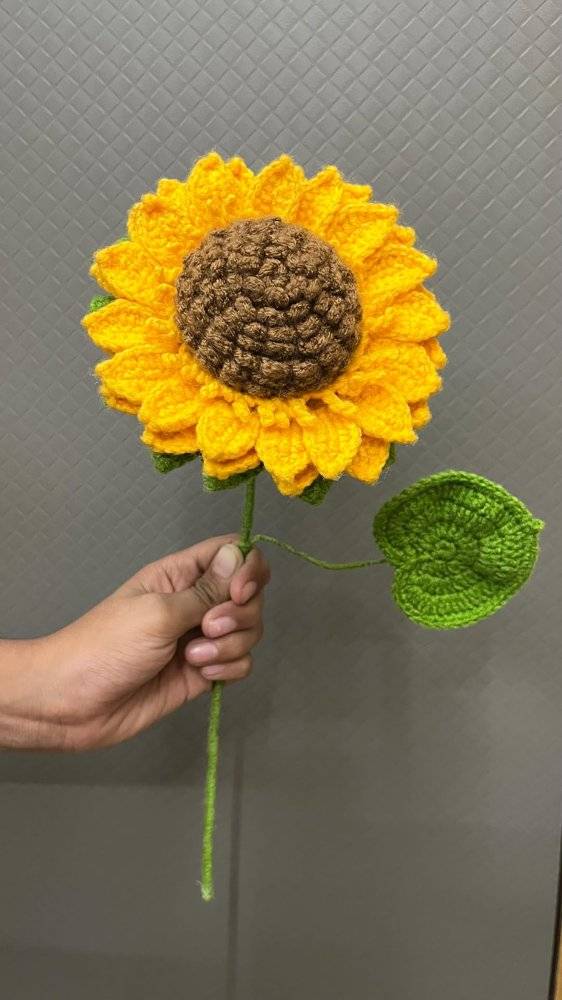 Amigurumi Crochet Sunflower Project