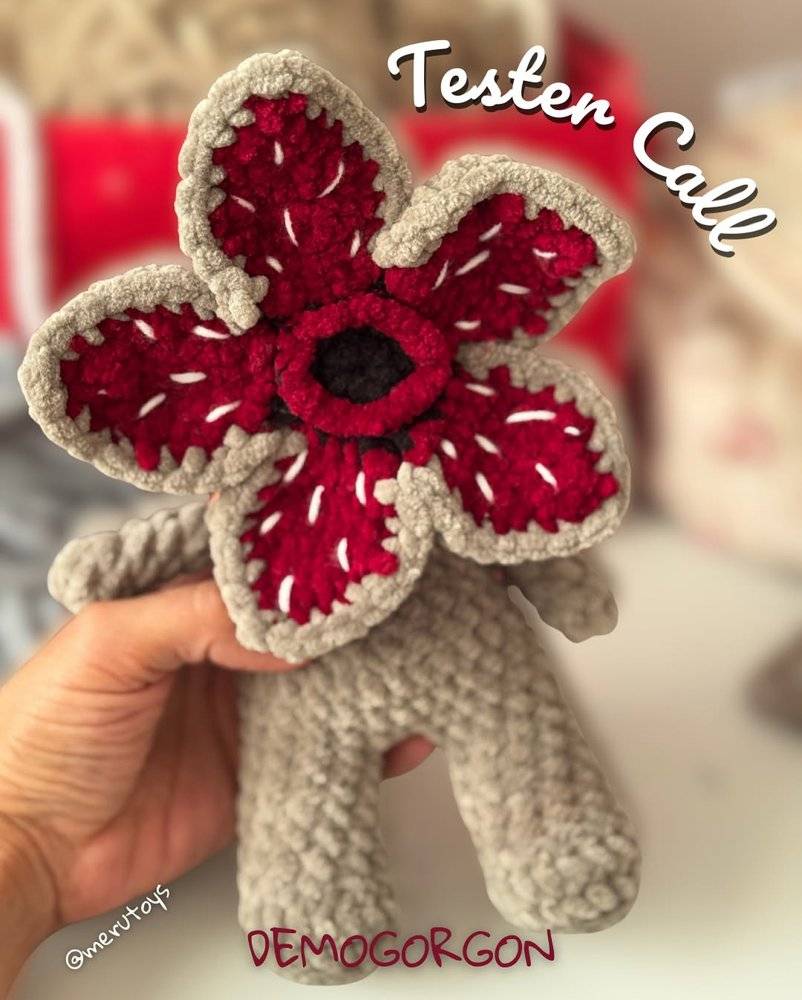 Amigurumi Demogorgon Crochet Toy