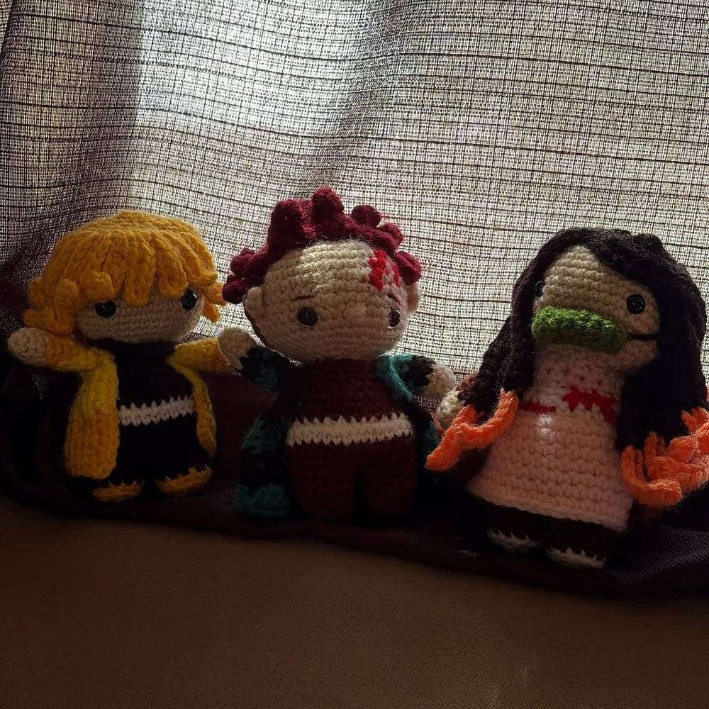 Amigurumi Demon Slayer Character Crochet Dolls