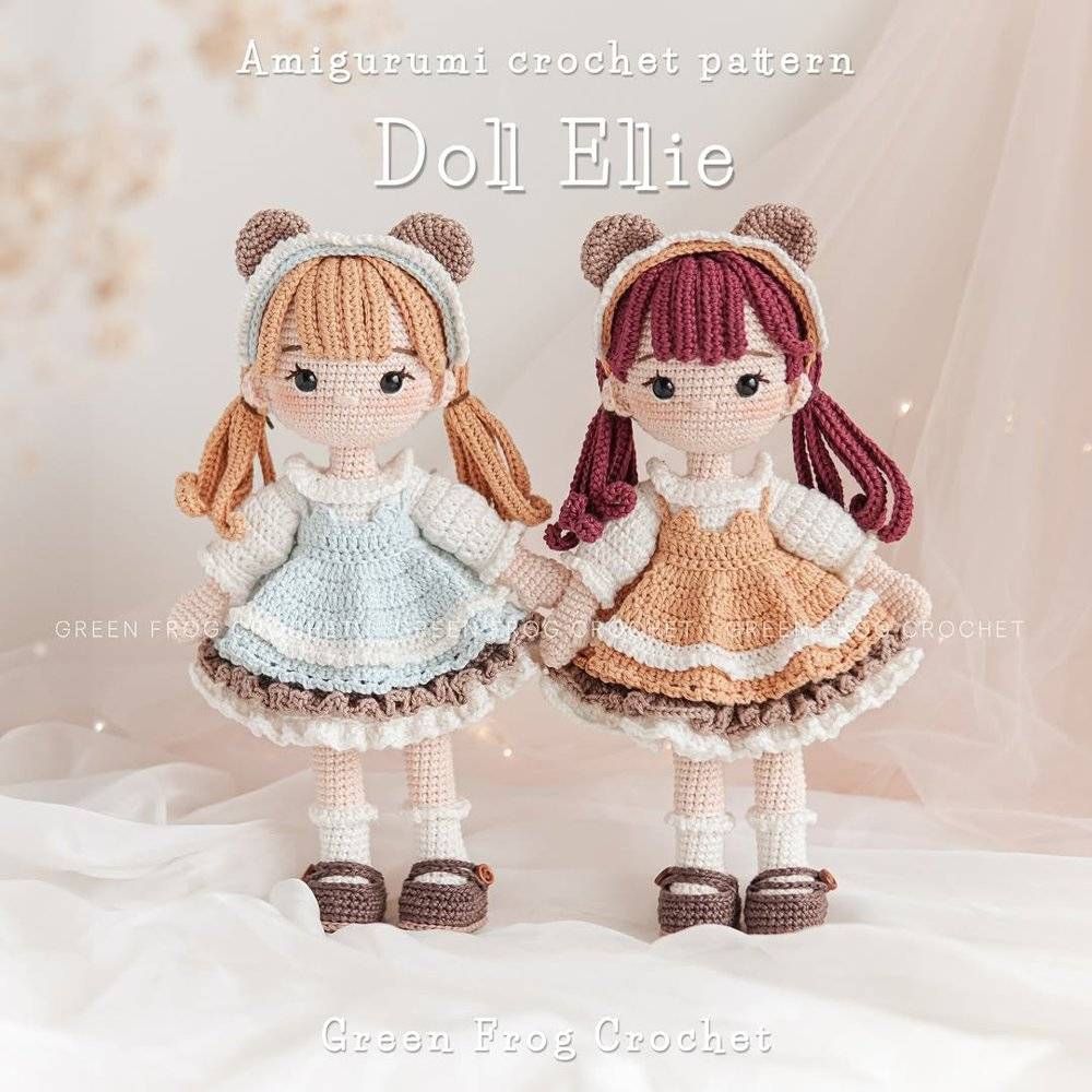 Amigurumi Doll Ellie Crochet Pattern