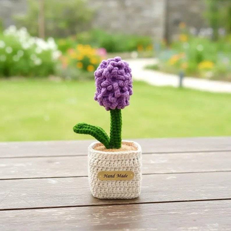 Amigurumi Lavender Crochet Plant Project