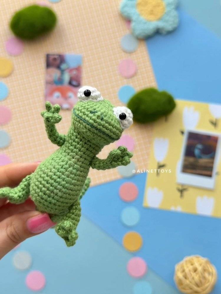 Amigurumi Lizard Crochet Project