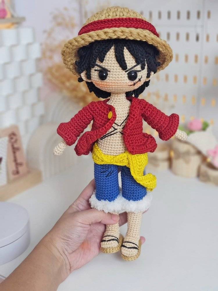 Amigurumi Luffy Crochet Doll Project