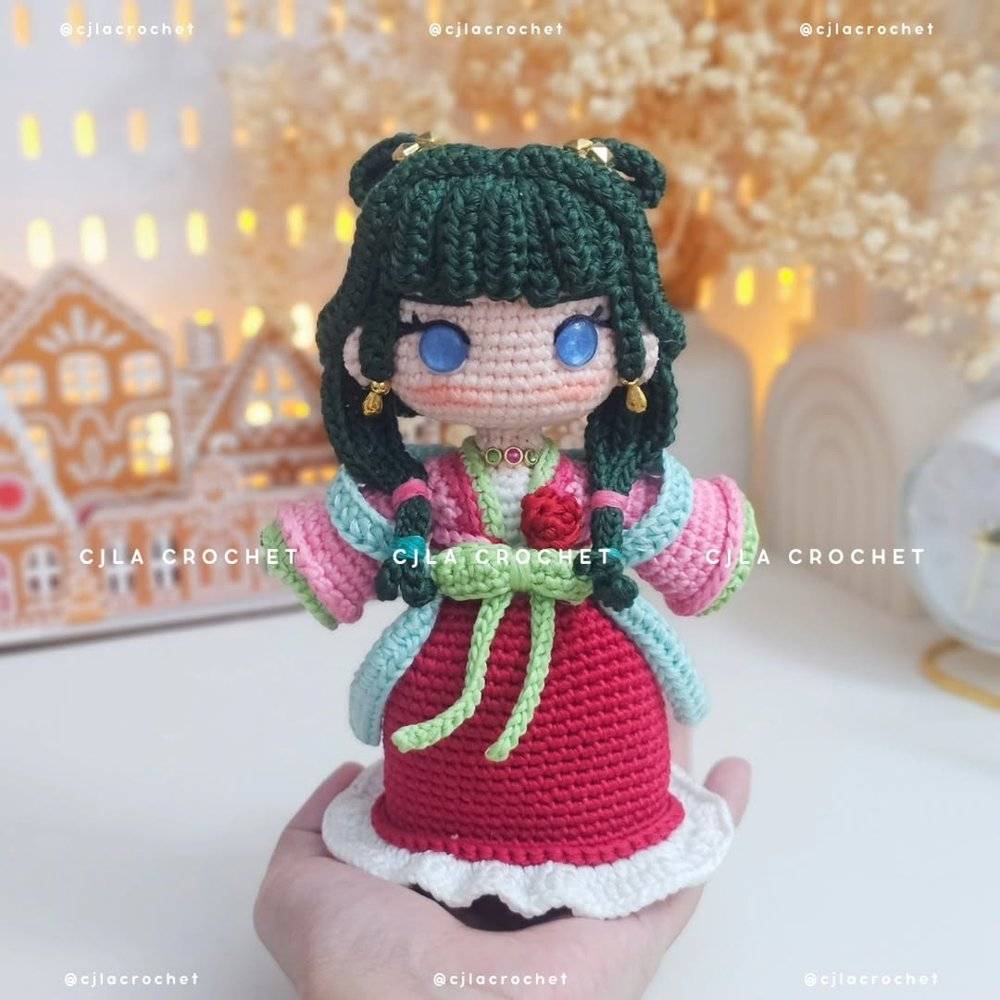 Amigurumi Mao Mao Anime Doll Crochet Project
