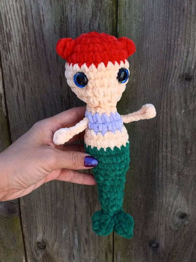 Amigurumi Mermaid Doll Crochet Project