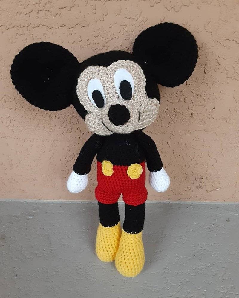 Amigurumi Mickey Mouse Crochet Doll