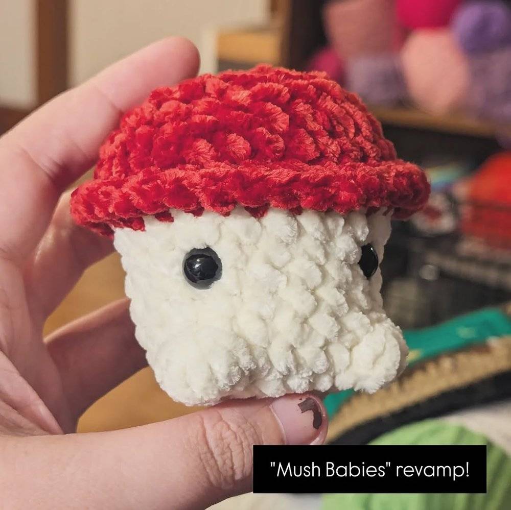 Amigurumi Mushroom "Mush Babies" Crochet Project