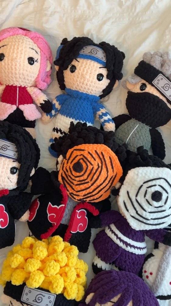 Amigurumi Naruto Characters Crochet Collection