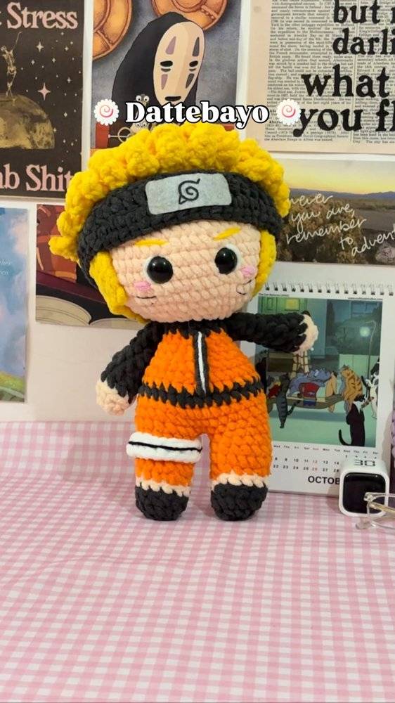 Amigurumi Naruto Uzumaki Crochet Plushie