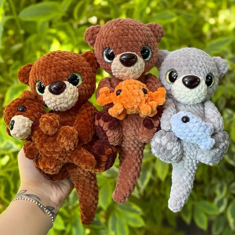 Amigurumi Otter Crochet Companions