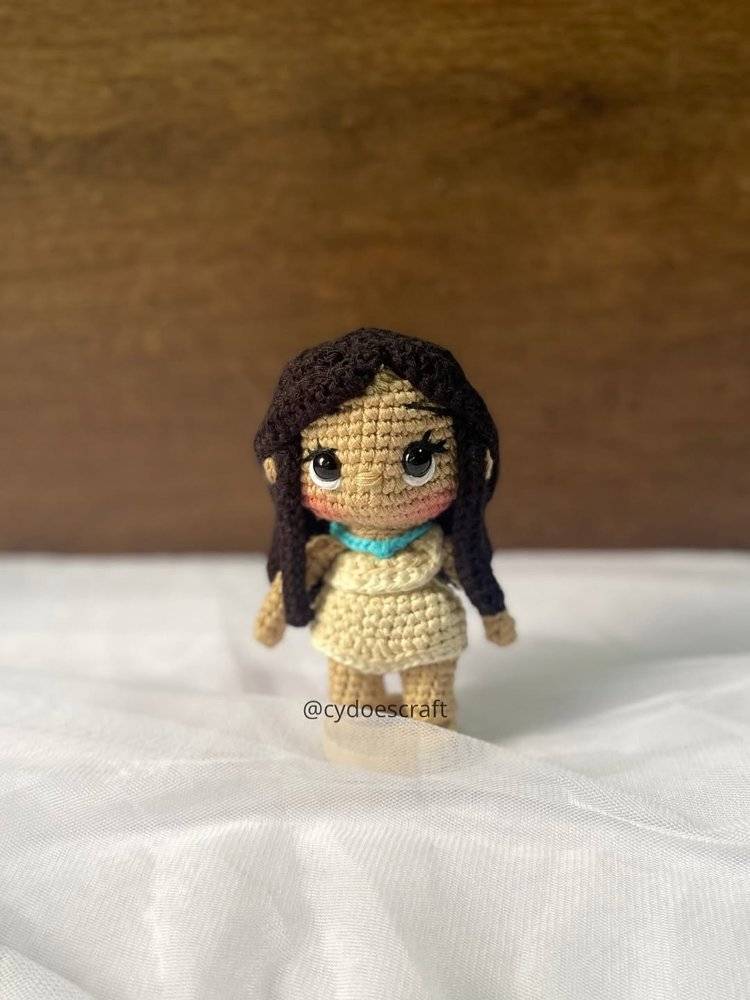 Amigurumi Pocahontas Crochet Doll